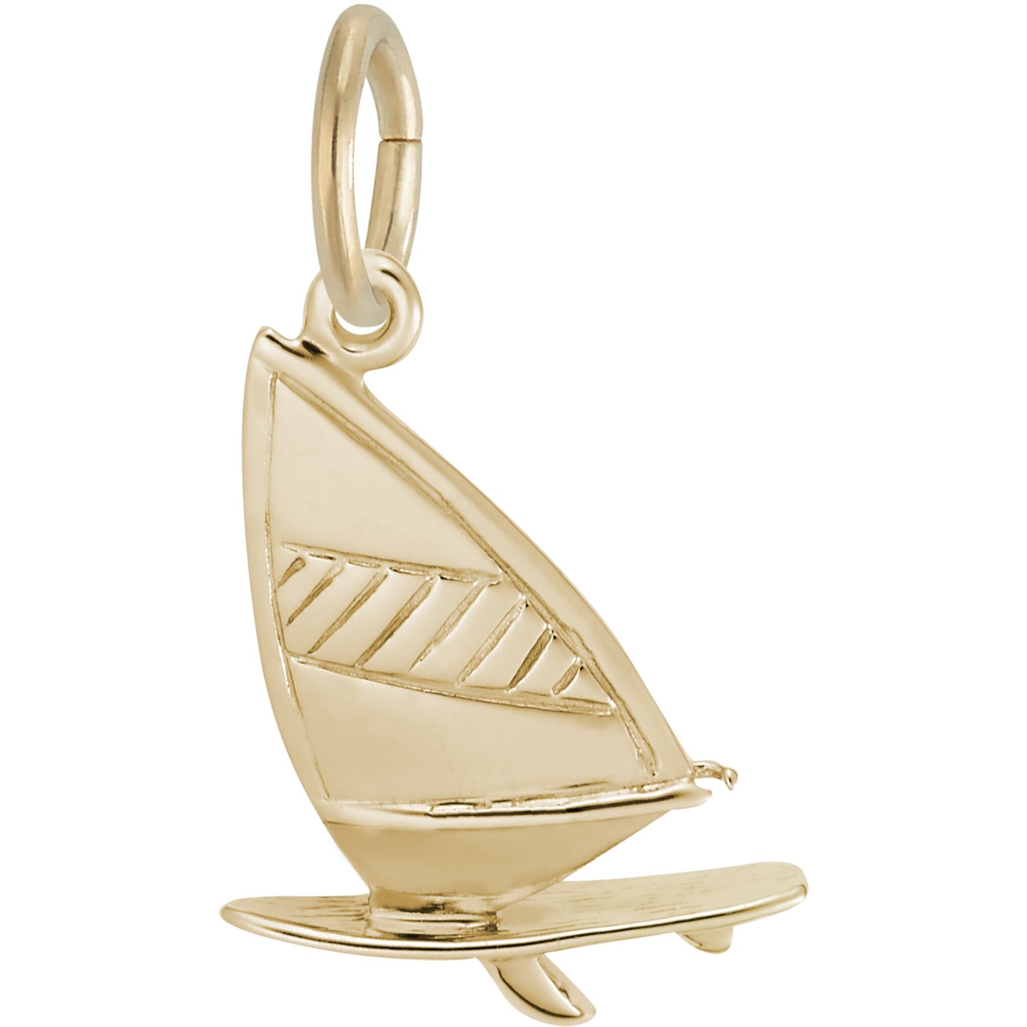 Windsurfing Charm - Metal - Sterling Silver