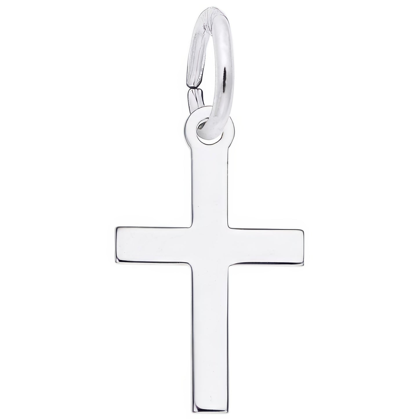 Sterling Silver Small Plain Cross Charm