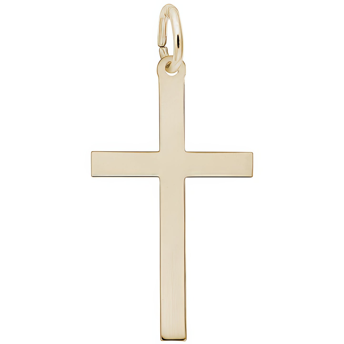 Sterling Silver Large Plain Cross Charm