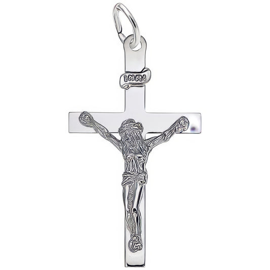 Sterling Silver Crucifix Charm