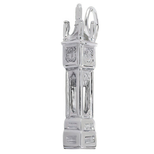 Gastown Clock Charm, Sterling Silver