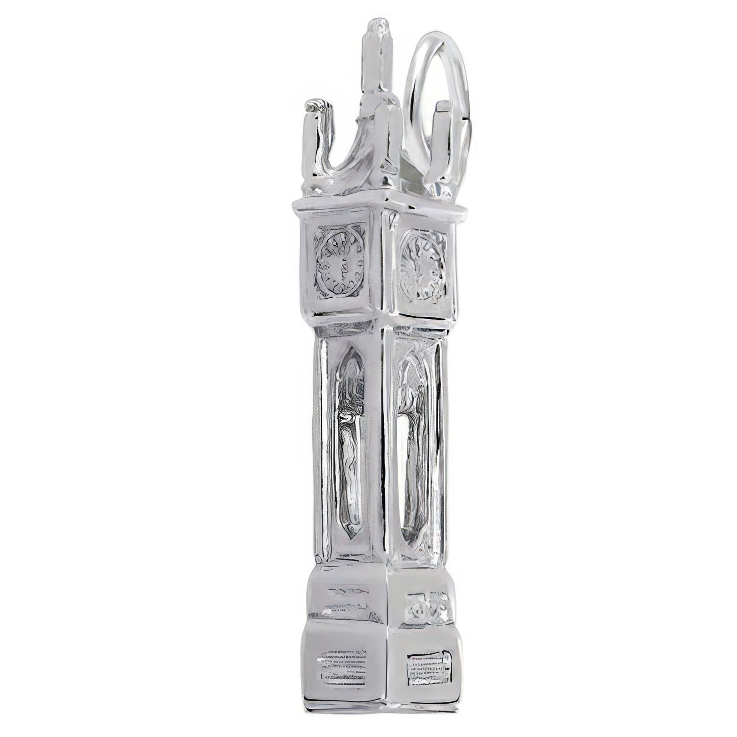 Gastown Clock Charm, Sterling Silver