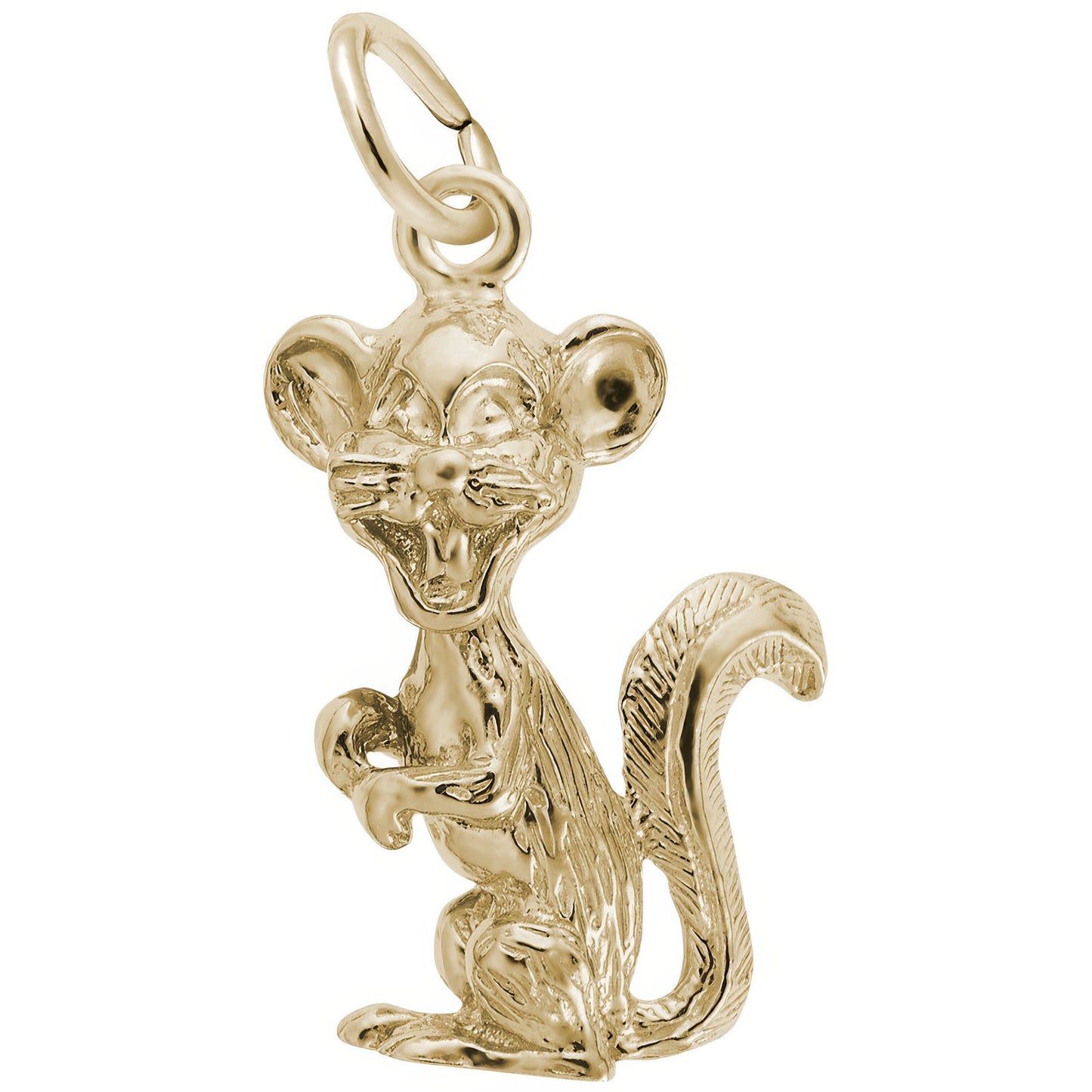 Gopher Charm - Metal - Sterling Silver