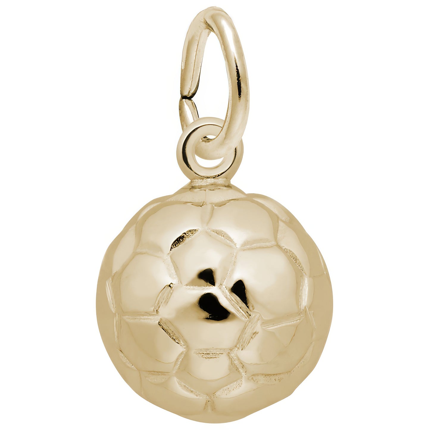 Sterling Silver Soccer Ball Charm