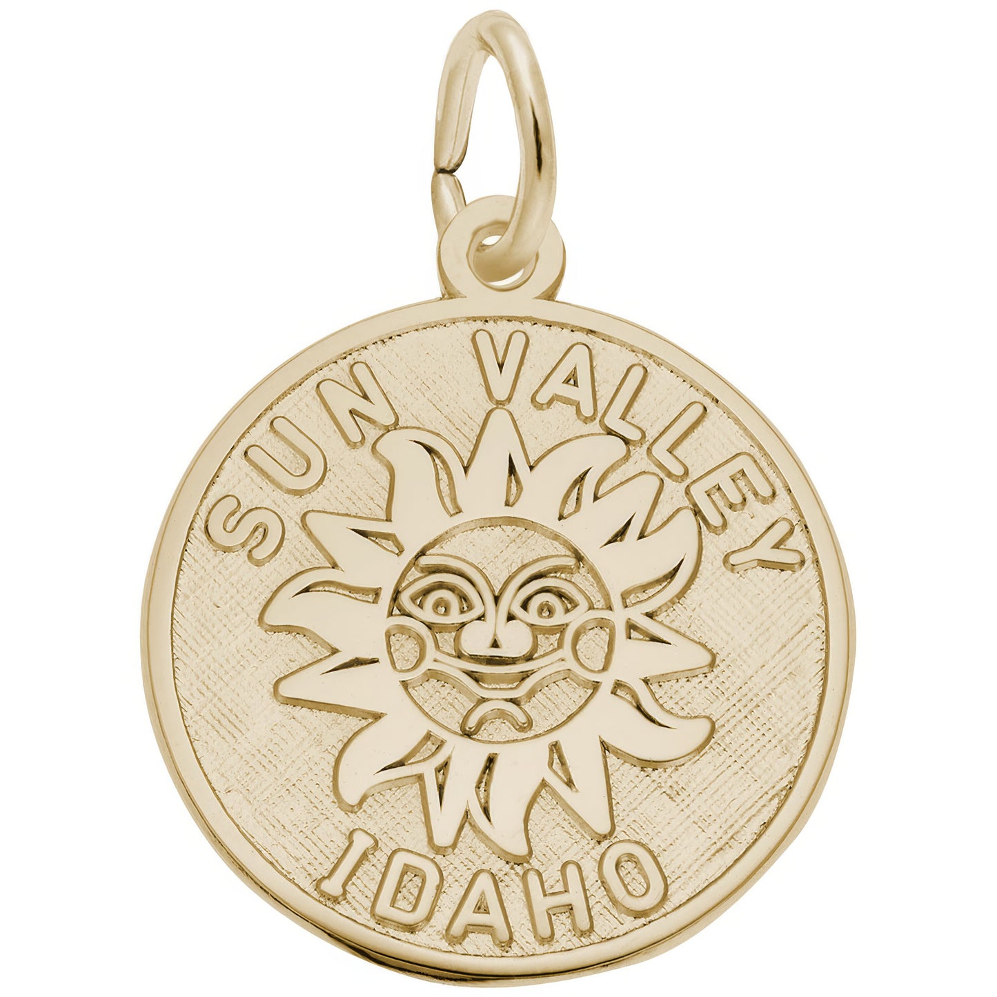 Sun Valley Idaho Charm - Metal - Sterling Silver