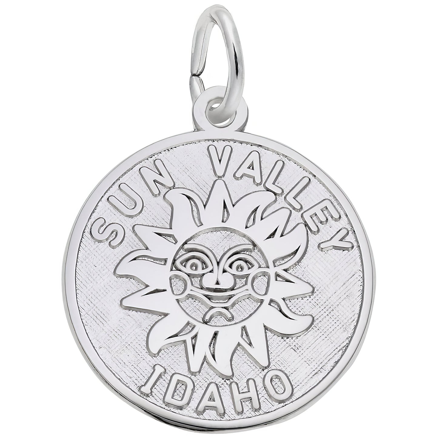 Sun Valley Idaho Charm - Metal - Sterling Silver