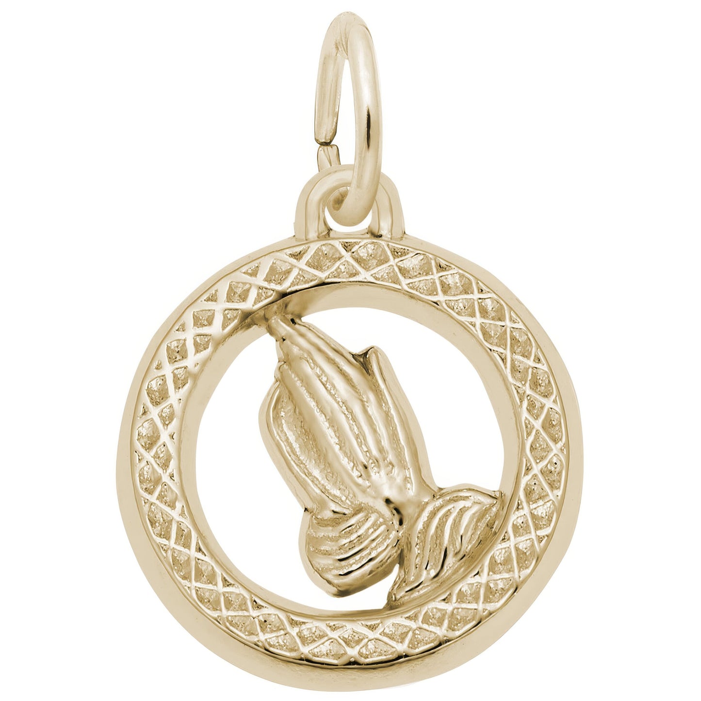 Sterling Silver Praying Hands Charm