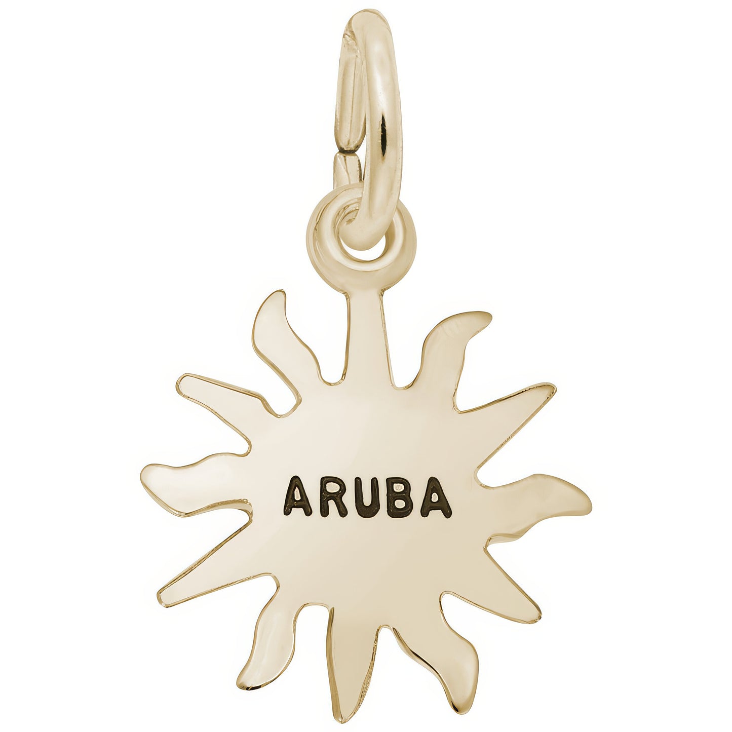Aruba Sun Small Charm - Metal - Sterling Silver
