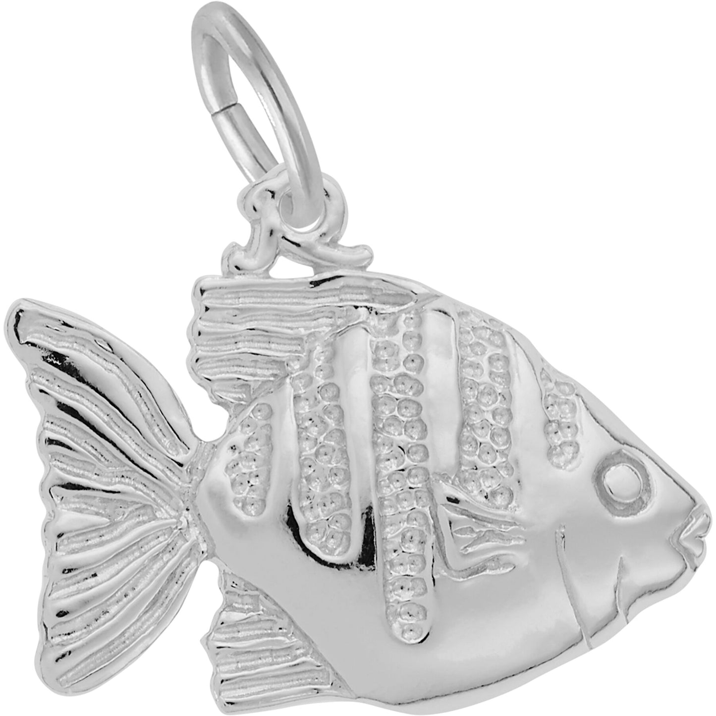 Sunfish Charm - Metal - Sterling Silver