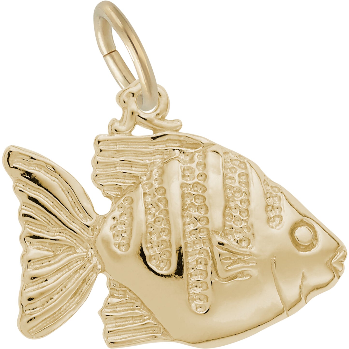 Sunfish Charm - Metal - Sterling Silver