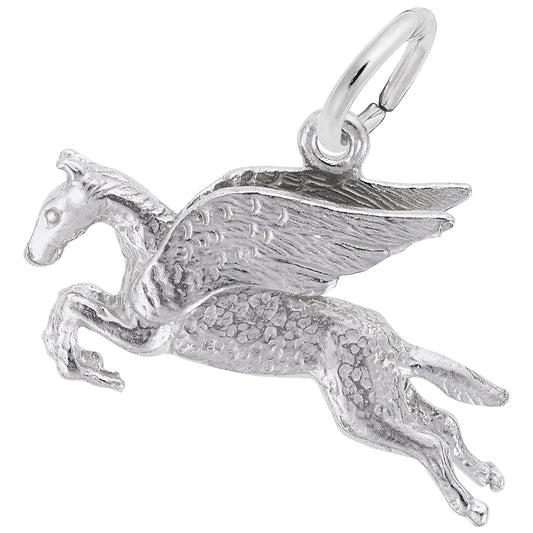 Pegasus Charm - Metal - Sterling Silver