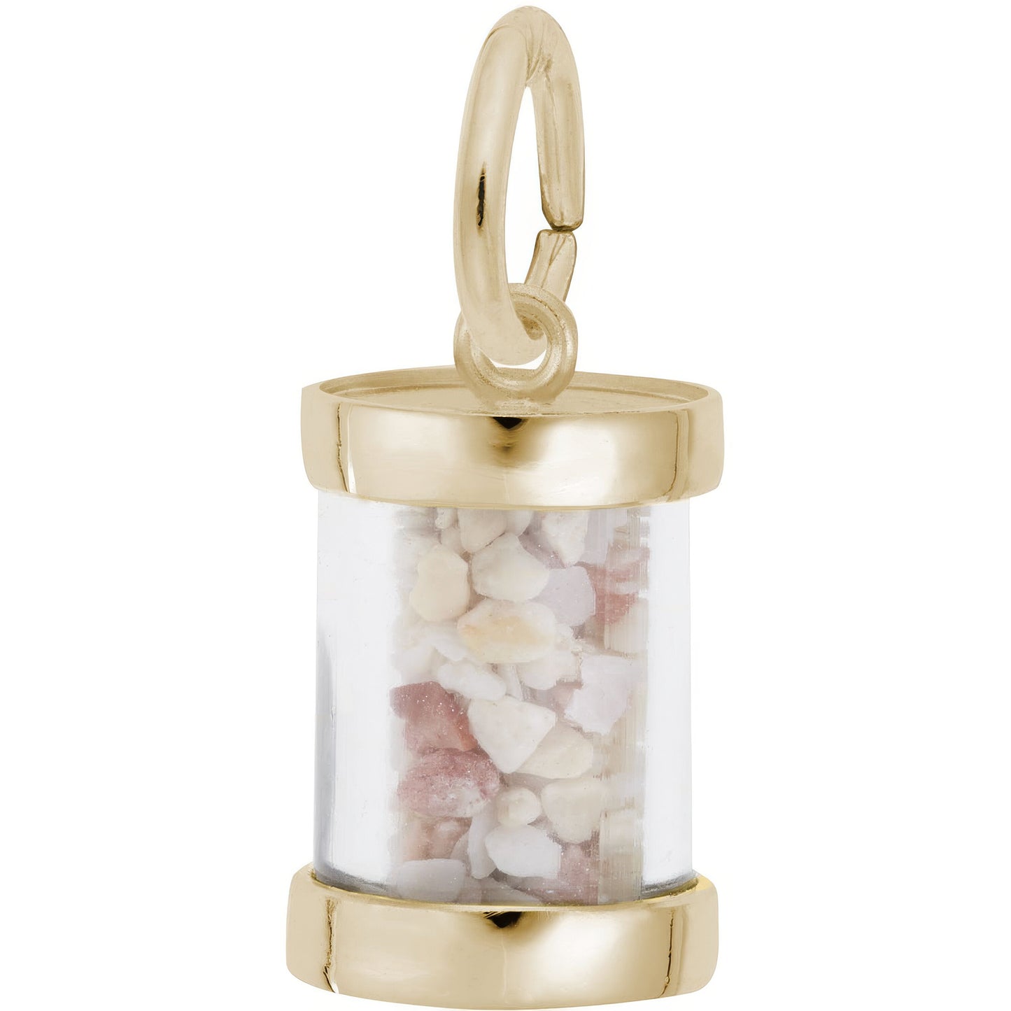 Bermuda Sand Capsule Charm - Metal - Sterling Silver