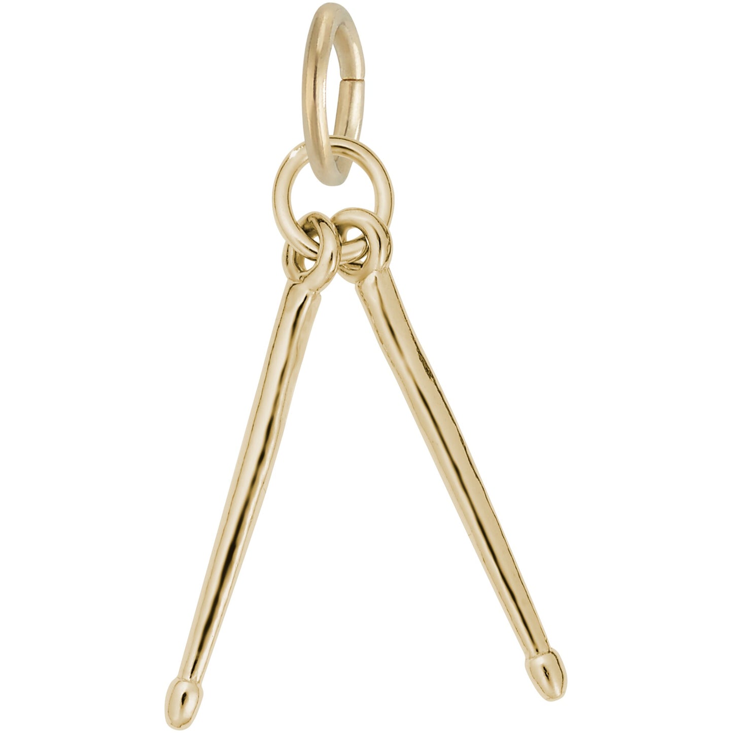 Sterling Silver Drum Sticks Charm
