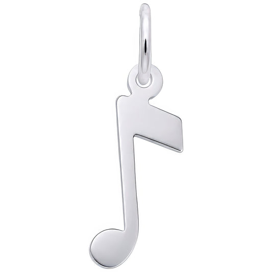 Charms Sterling Silver Music Note Charm