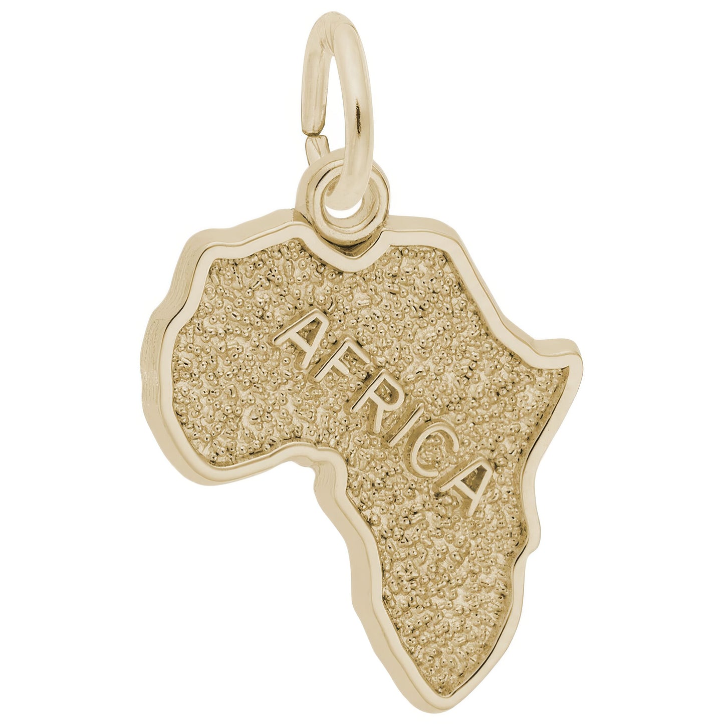 Sterling Silver Africa Map Charm