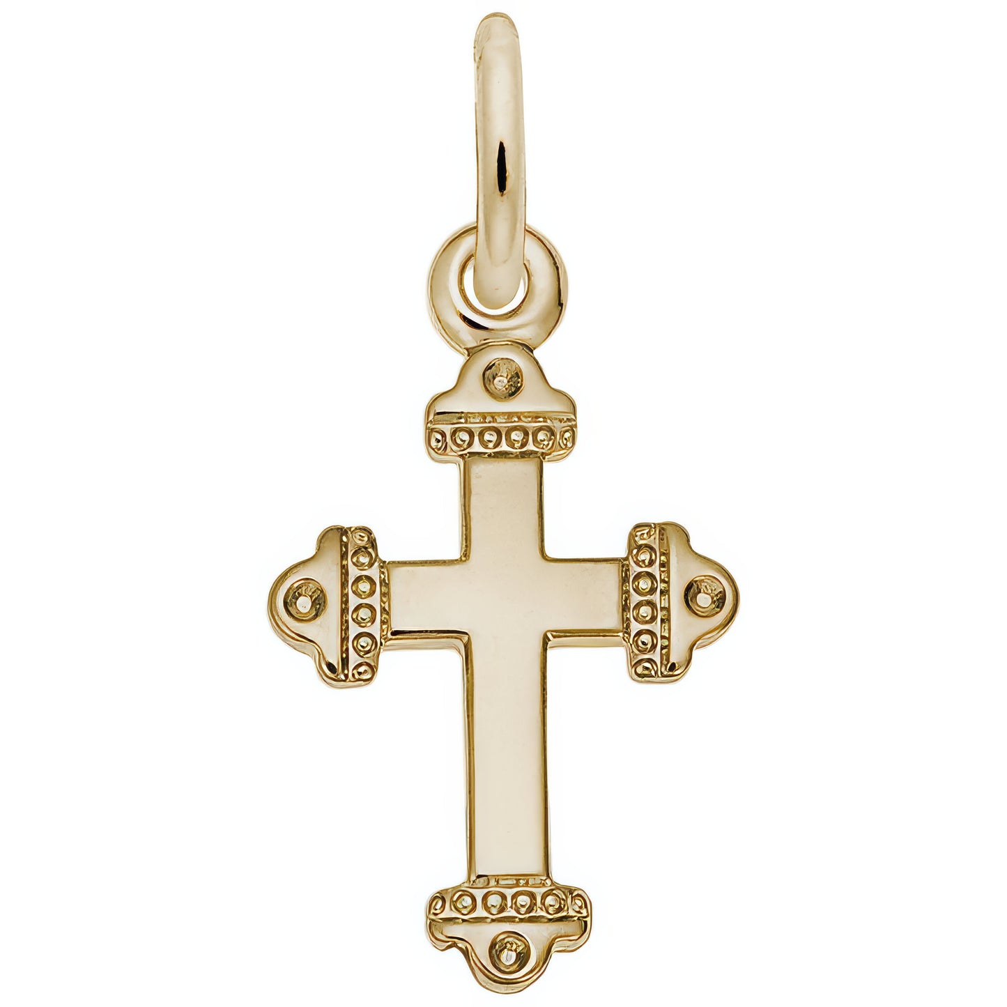 Cross Charm - Metal - Sterling Silver
