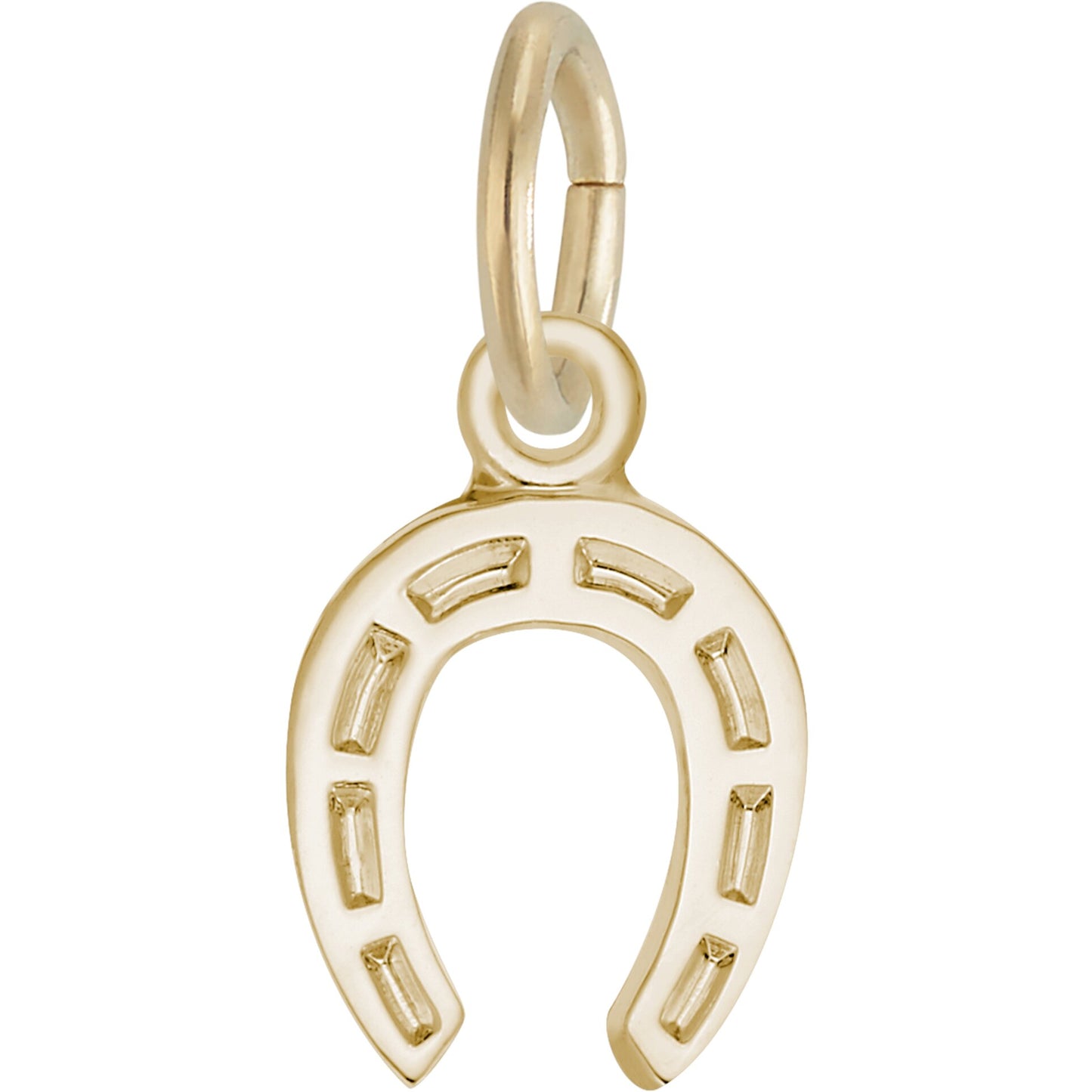 Good Fortune Horseshoe Charm - Metal - Sterling Silver