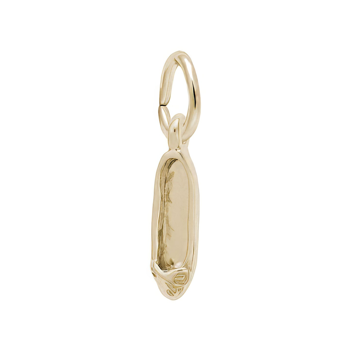 Ballet Shoe Charm - Metal - Sterling Silver
