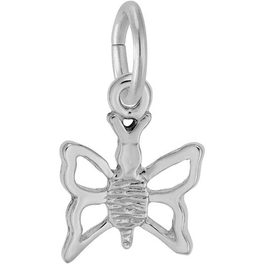 Butterfly Charm - Metal - Sterling Silver