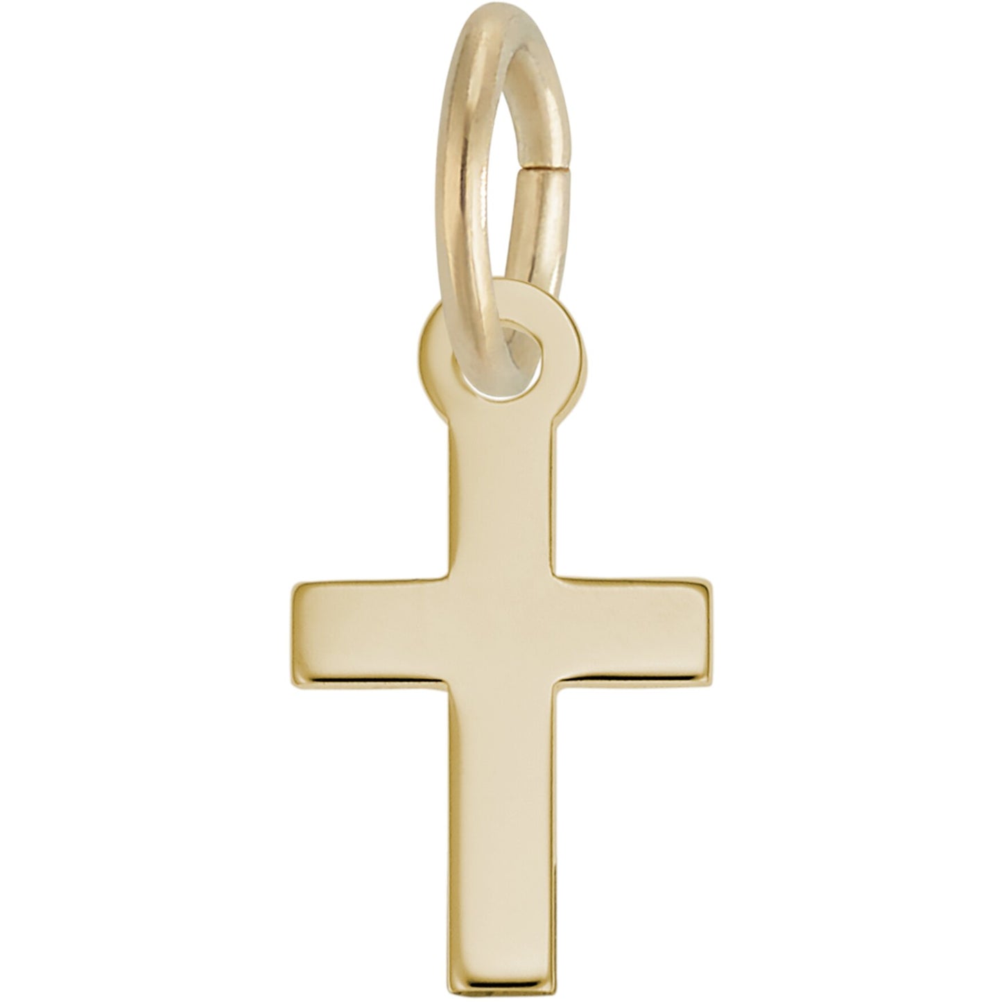 Classic Cross Charm - Metal - Sterling Silver