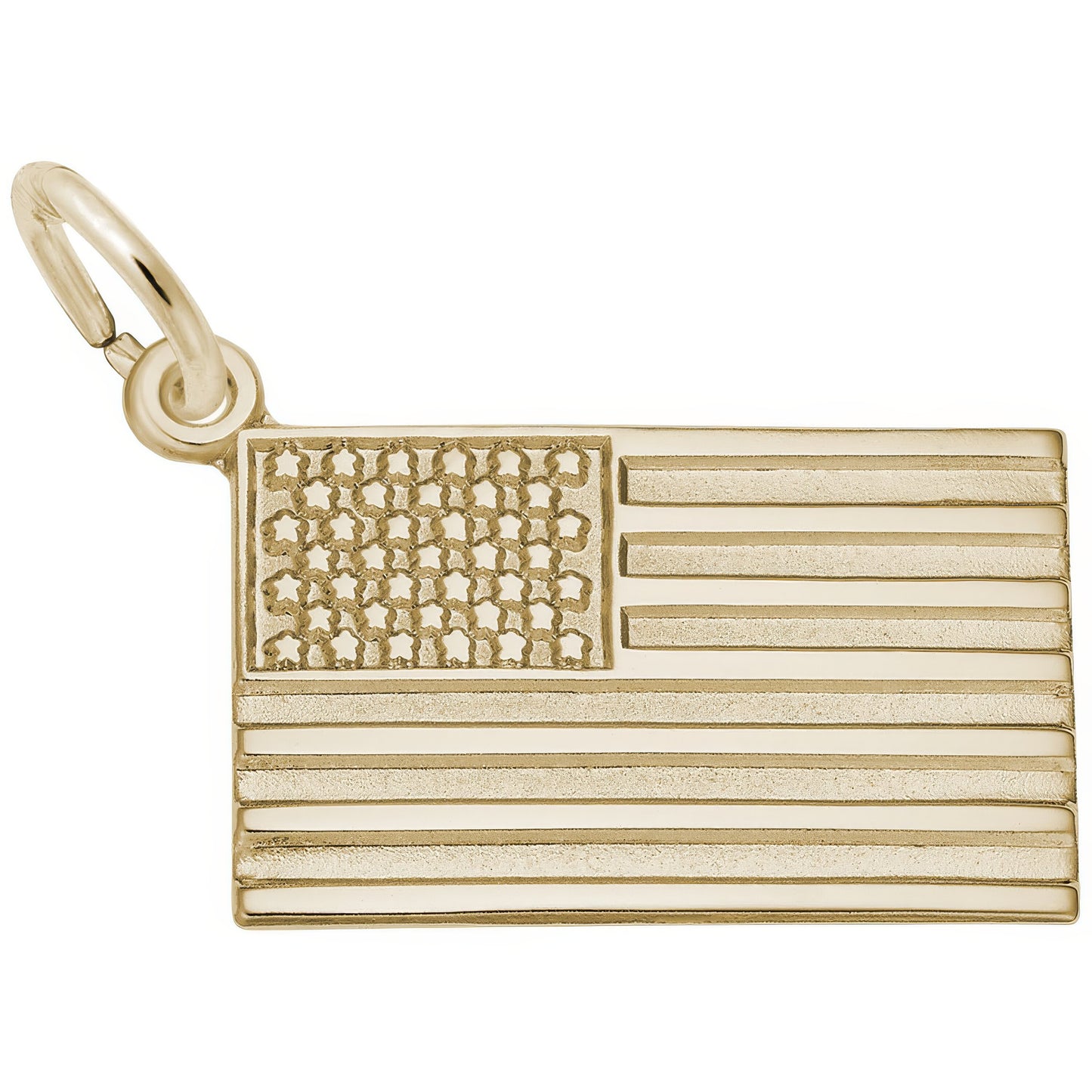 Sterling Silver USA Flag Charm