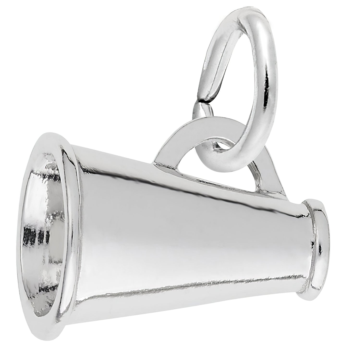 Sterling Silver Megaphone Charm - 9mm x 13mm