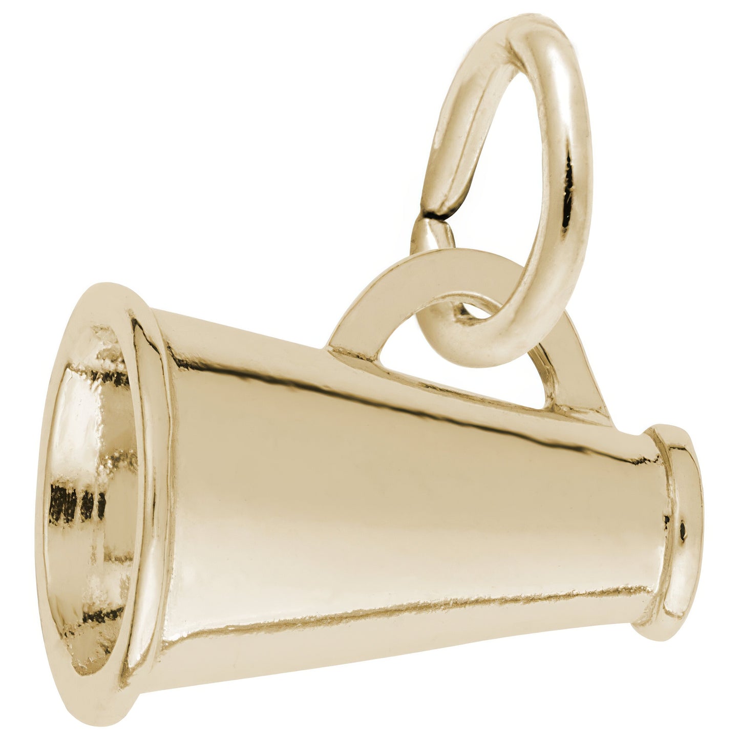 Sterling Silver Megaphone Charm - 9mm x 13mm