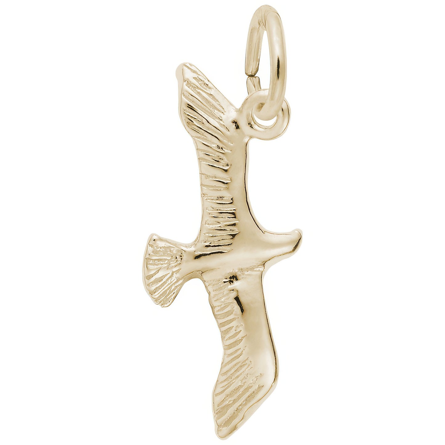 Sterling Silver Seagull Charm - 19mm x 10mm
