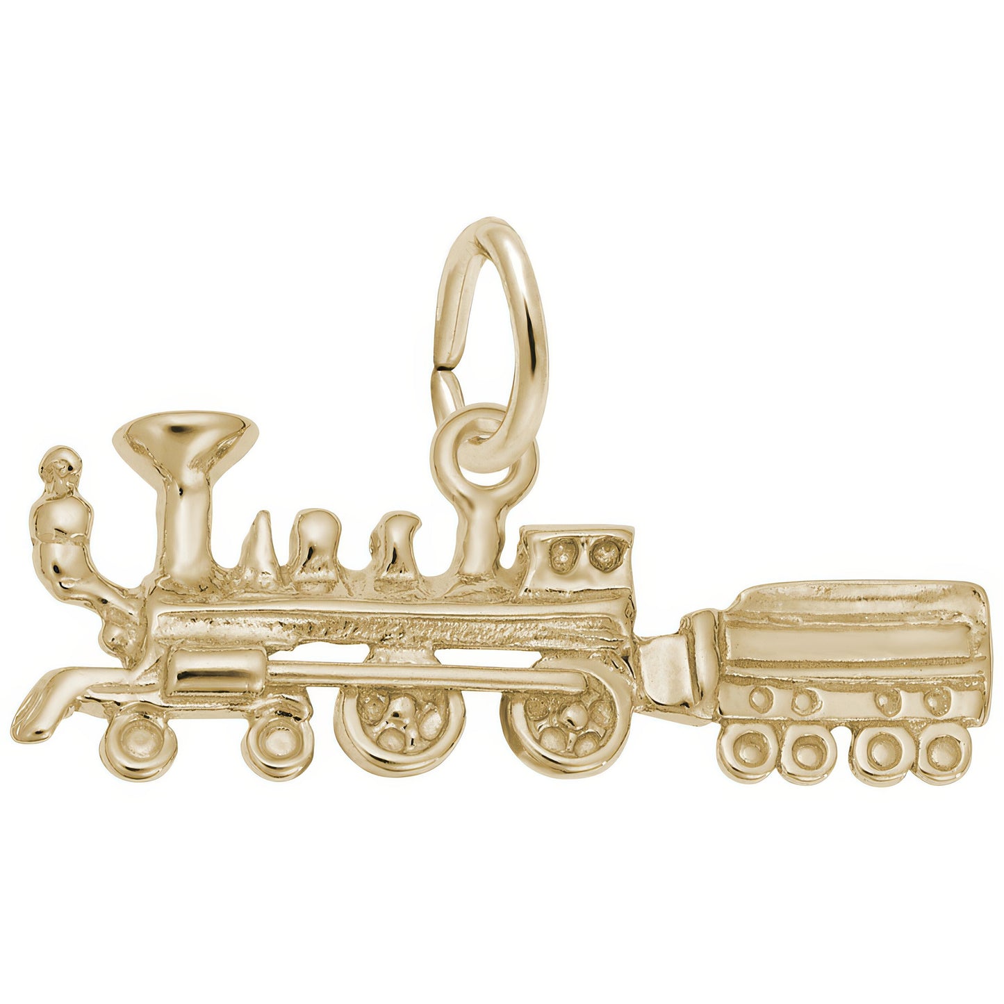 Steam Train Charm - Metal - Sterling Silver