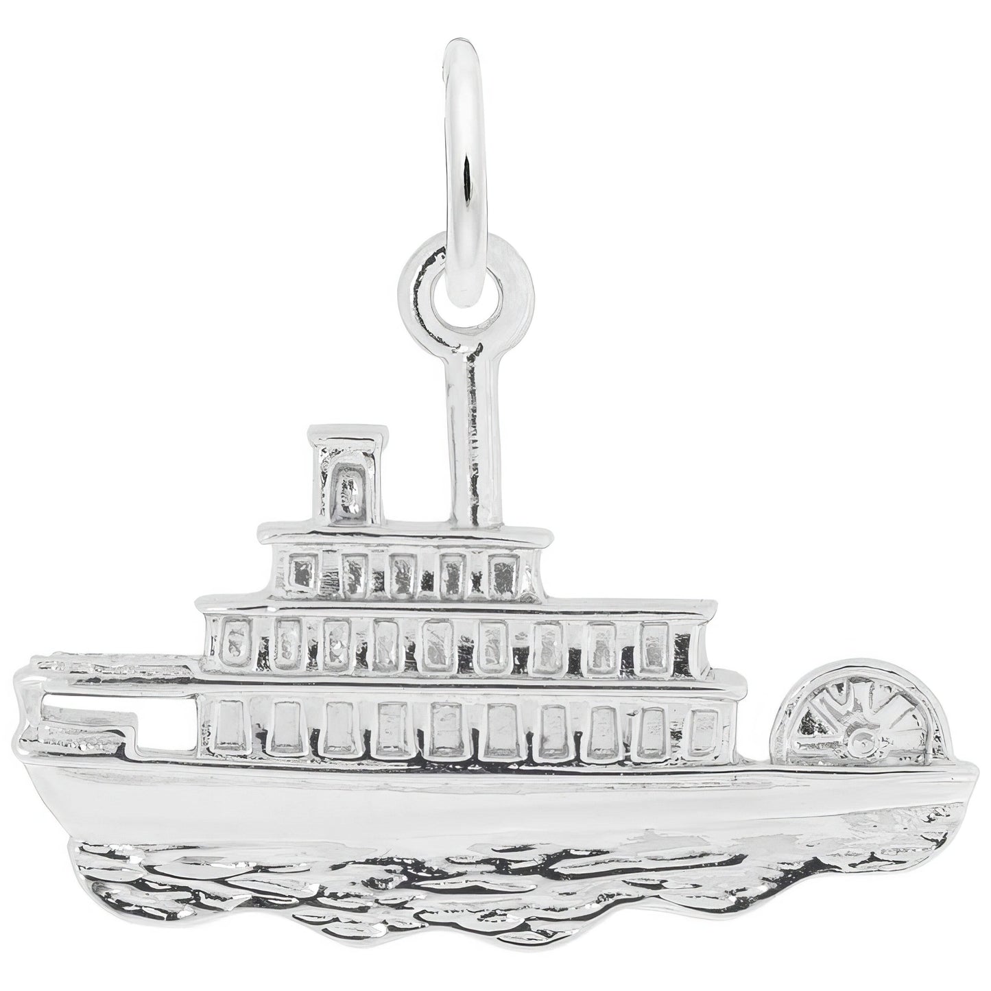 Riverboat - St. Louis Charm, Sterling Silver