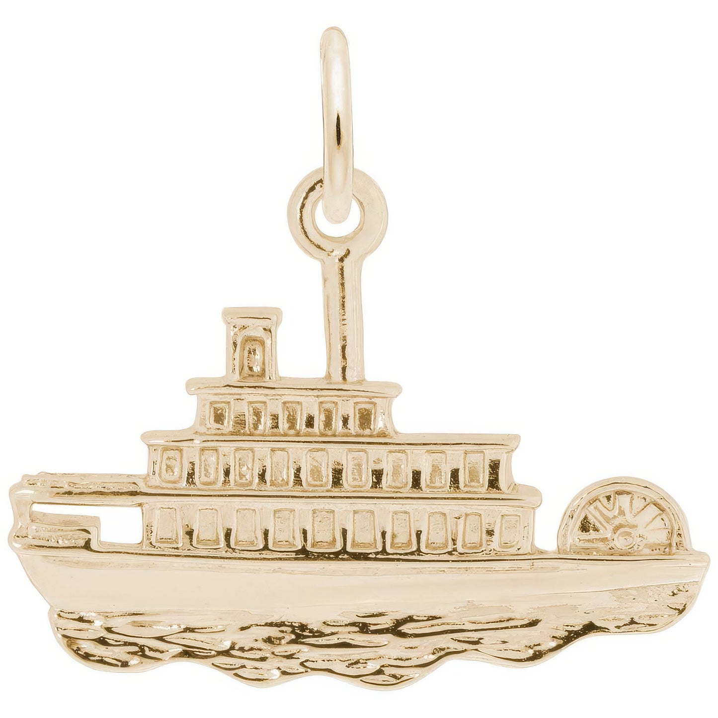 Riverboat - St. Louis Charm, Sterling Silver