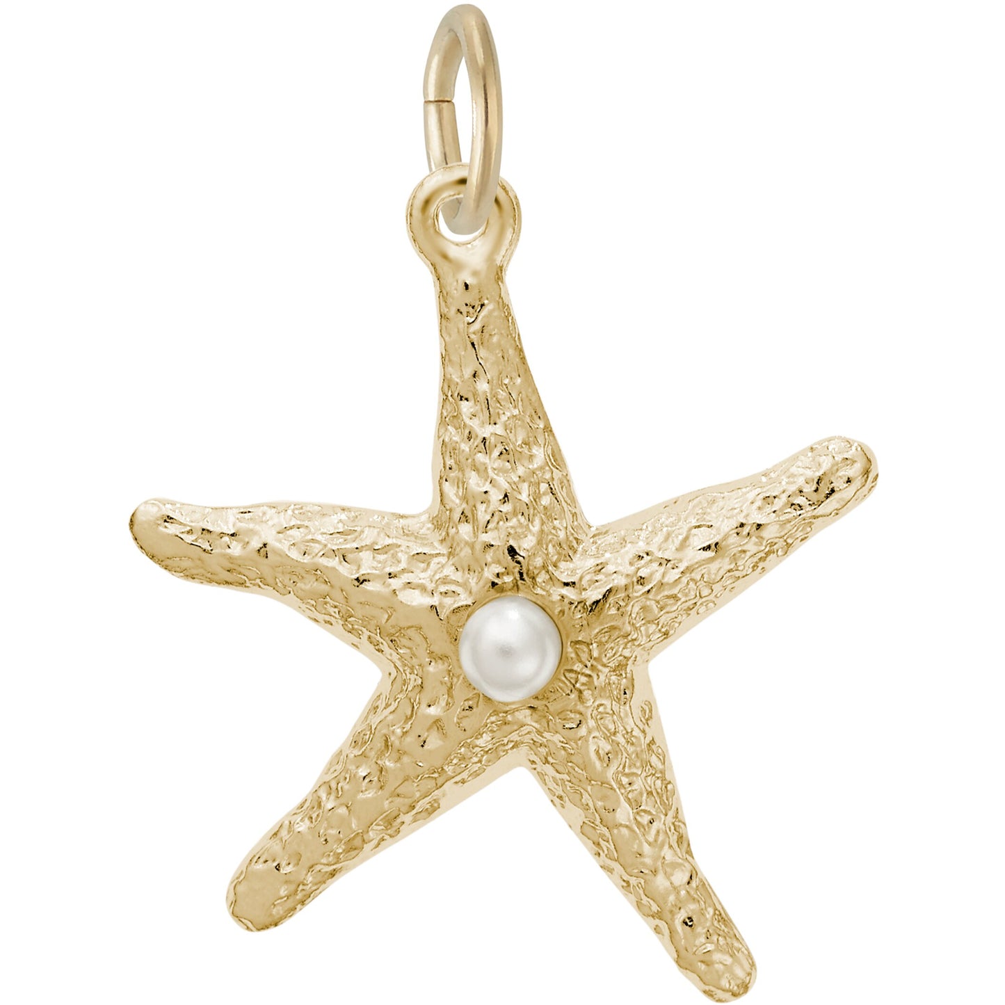 Sterling Silver Starfish Charm - 23mm x 23mm