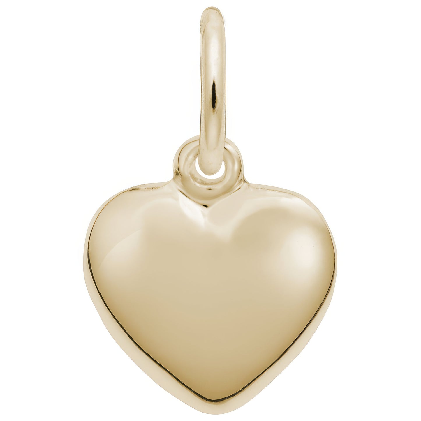 Sterling Silver Small Puffy Heart Charm