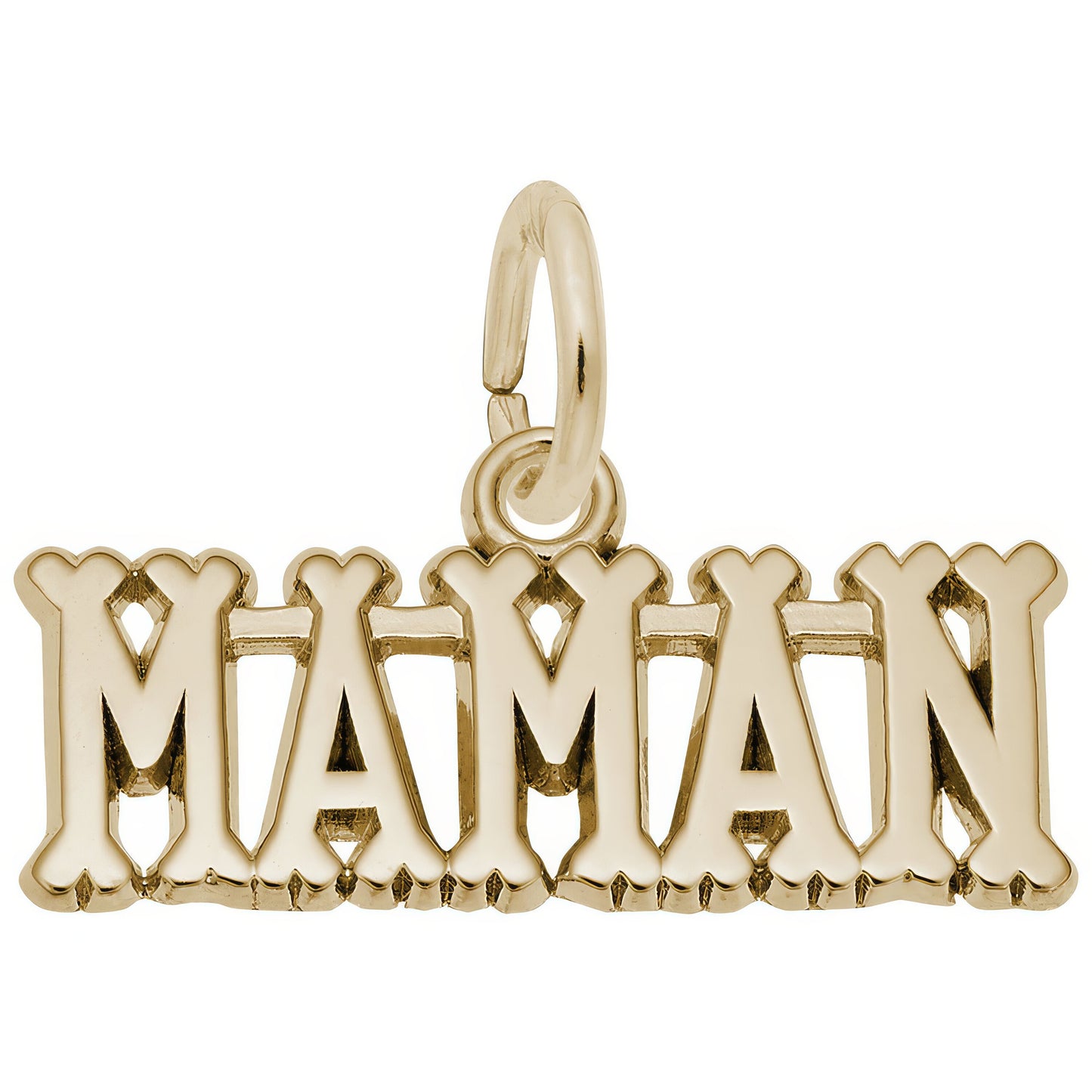 Maman Charm - Metal - Sterling Silver