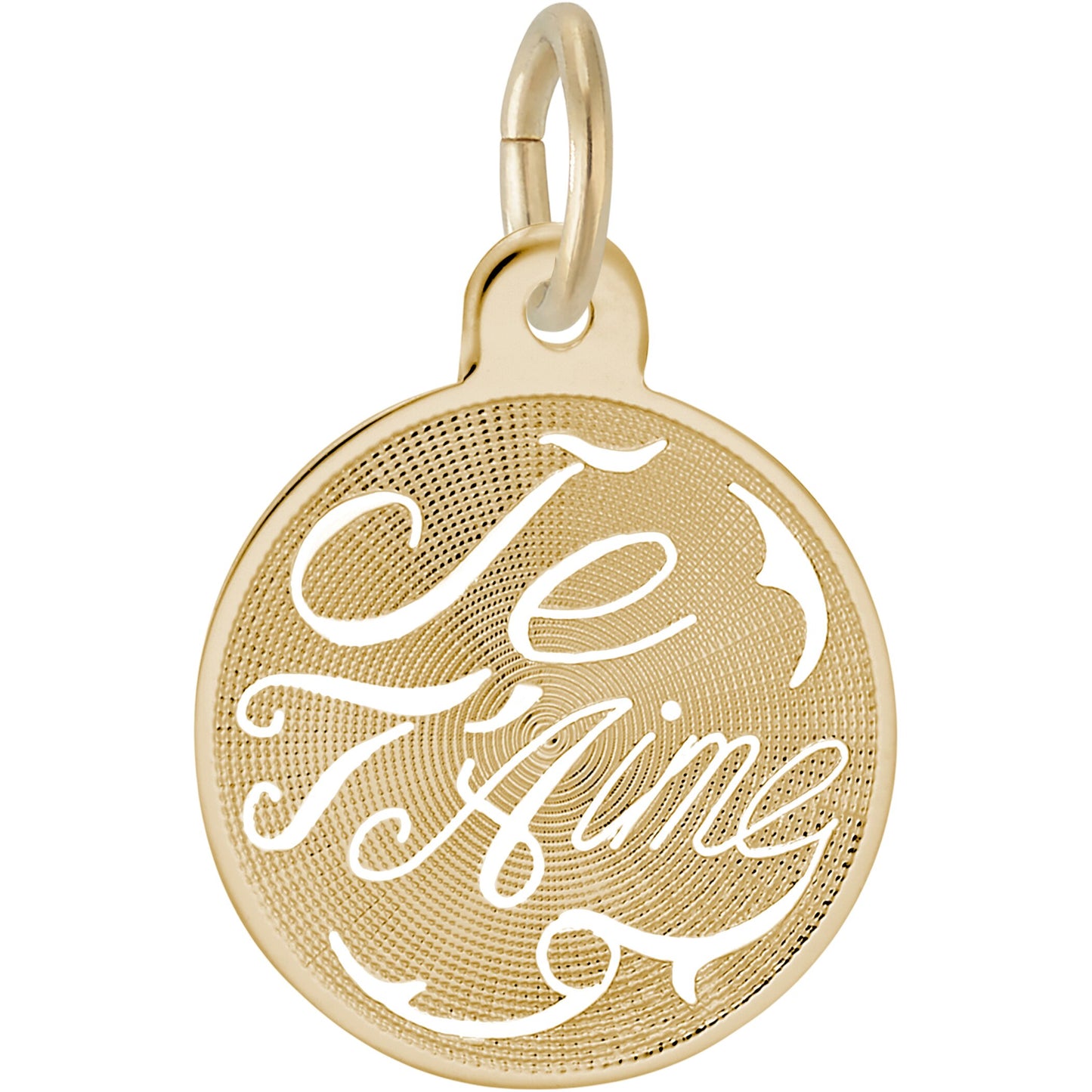 Je Taime Charm - Metal - Sterling Silver