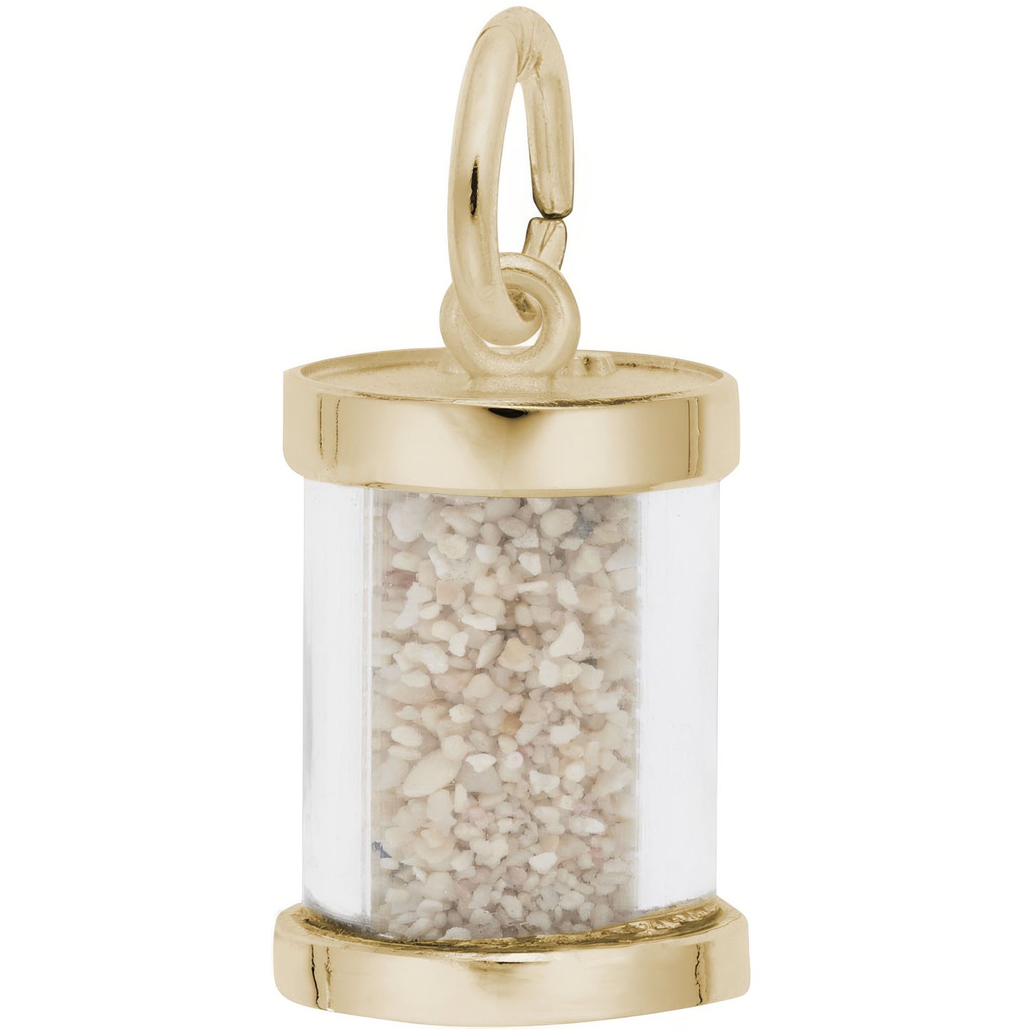 Aruba Sand Capsule Charm - Metal - Sterling Silver