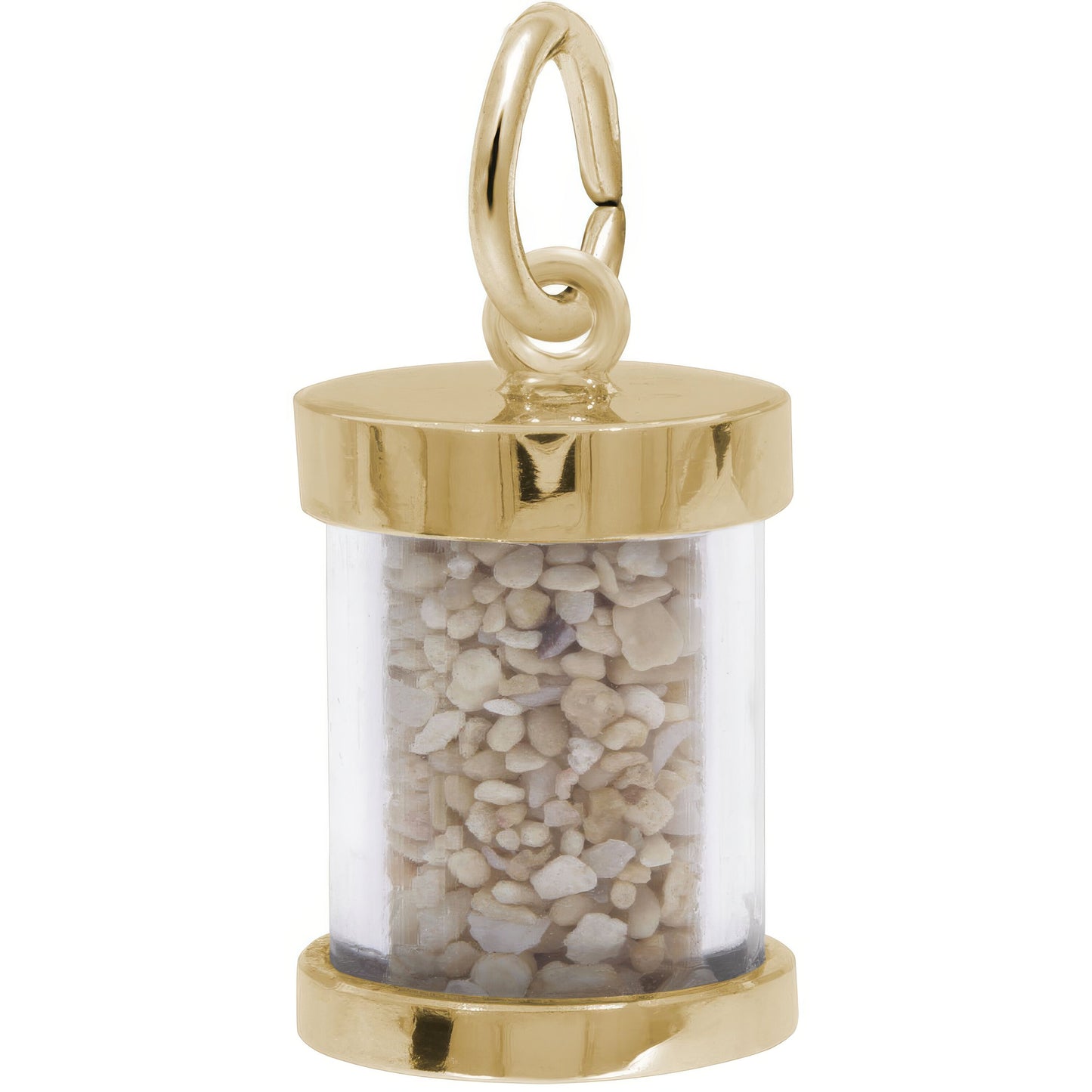 Curacao Sand Capsule Charm - Metal - Sterling Silver