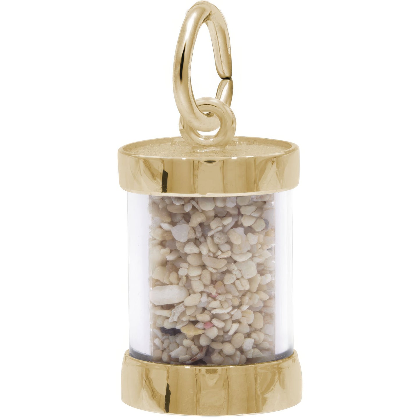 St. Maarten Sand Capsule Charm - Metal - Sterling Silver