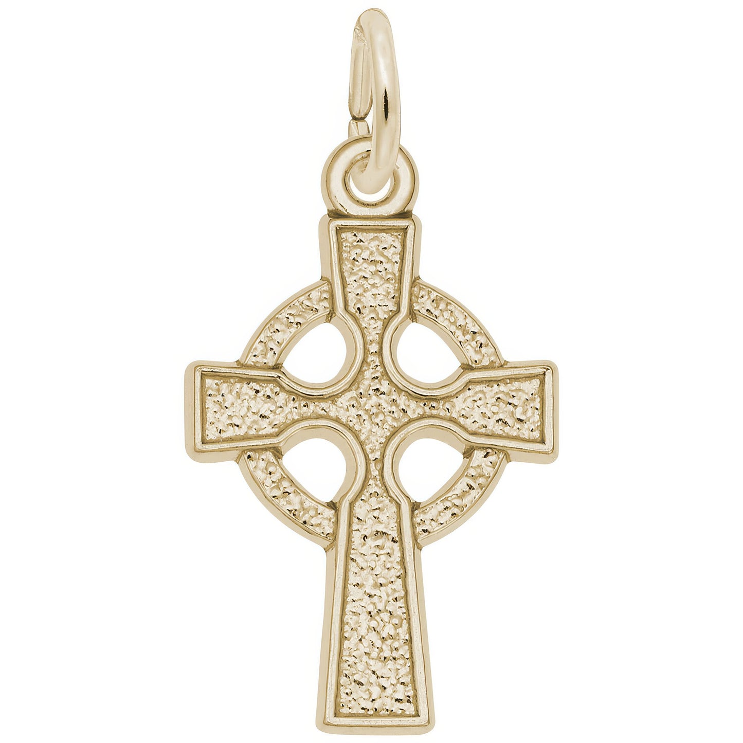 Celtic Cross Charm - Metal - Sterling Silver