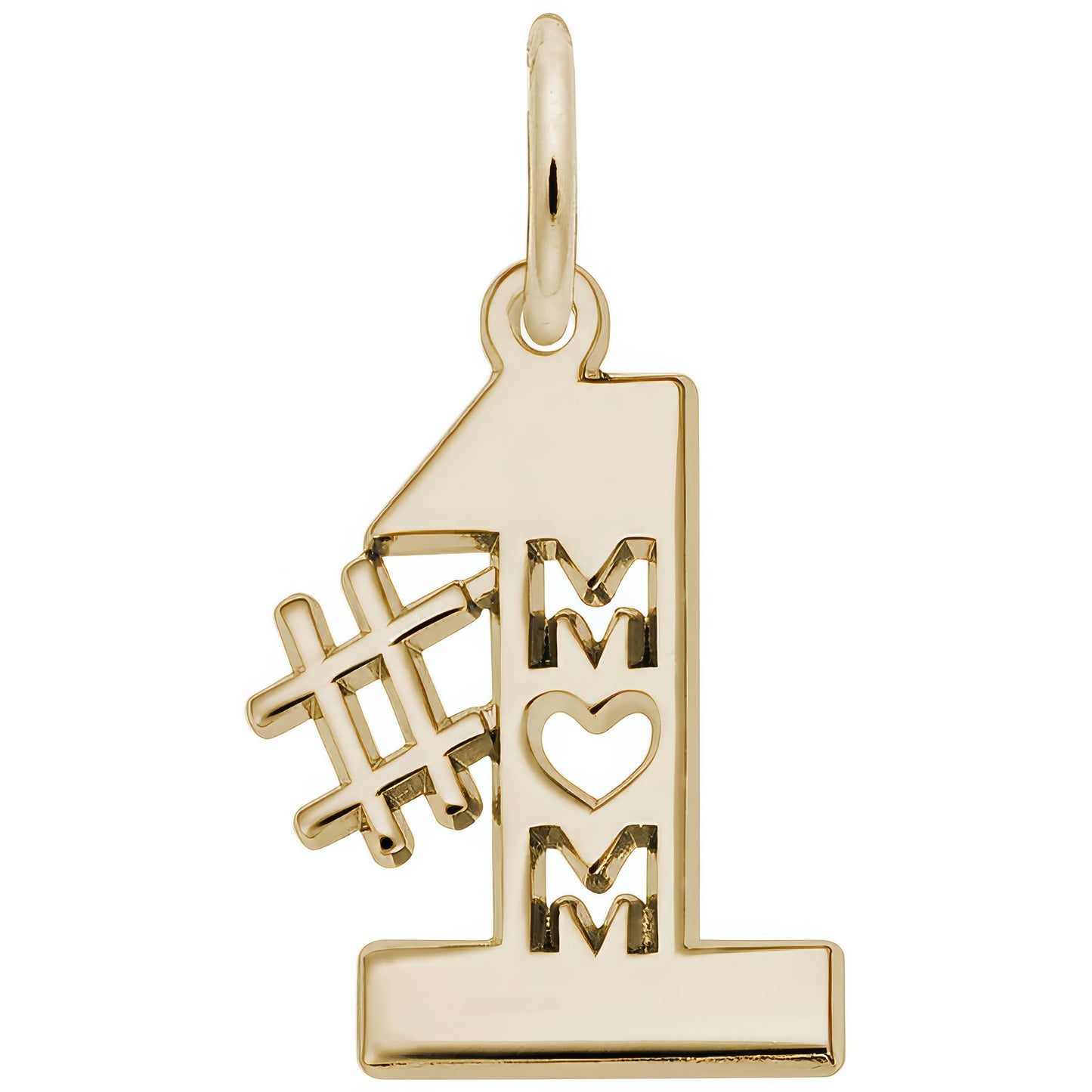 Charms Sterling Silver #1 Mom Charm