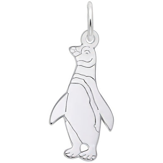 Sterling Silver Penguin Charm