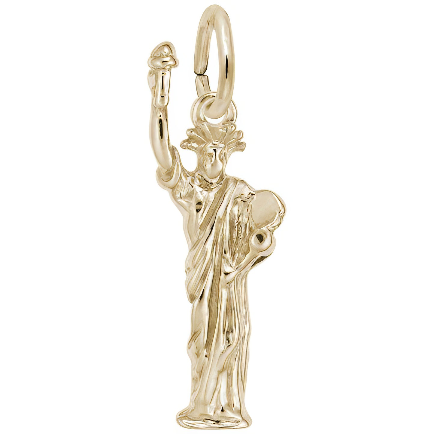 Lady Liberty Charm - Metal - Sterling Silver