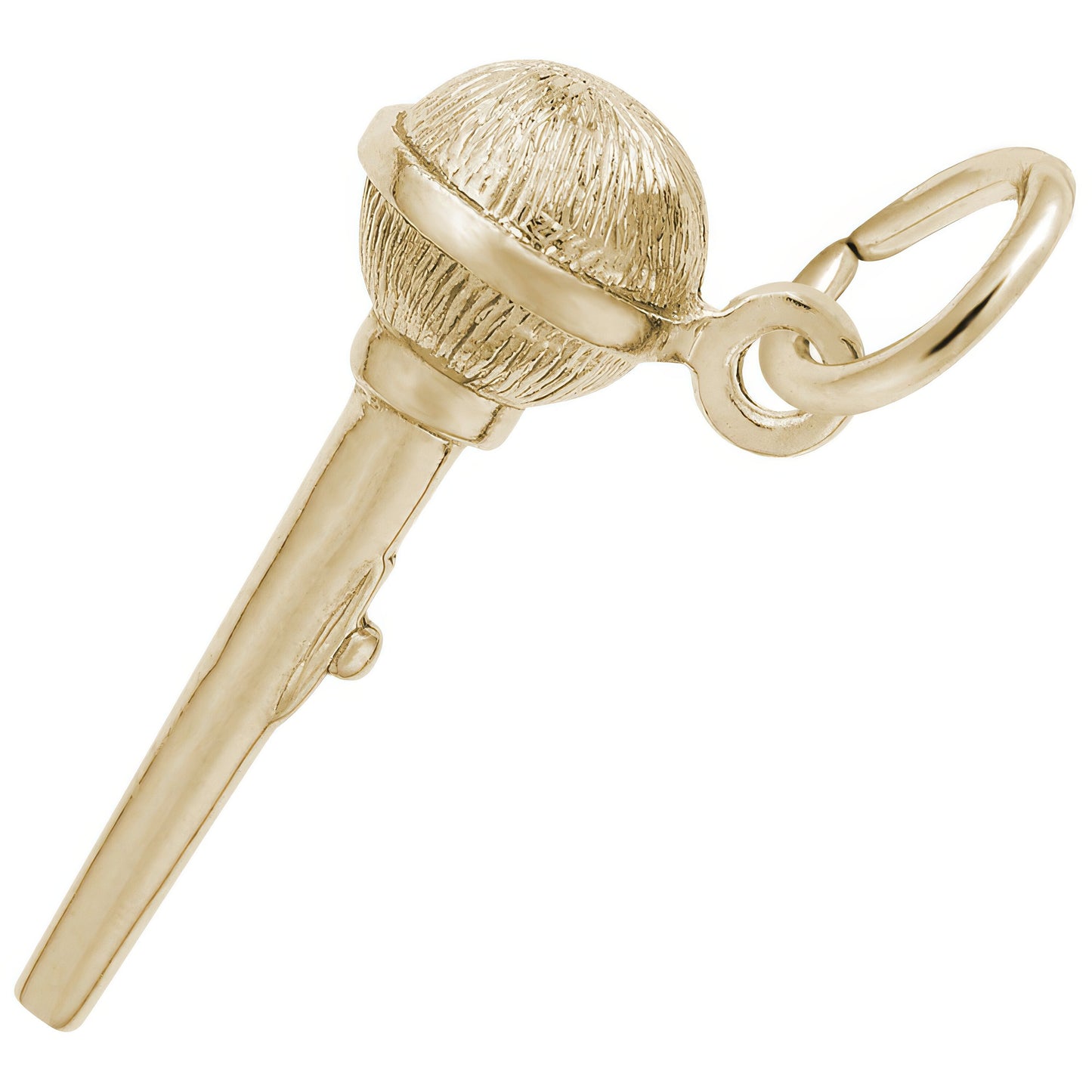 Charms Sterling Silver Microphone Charm