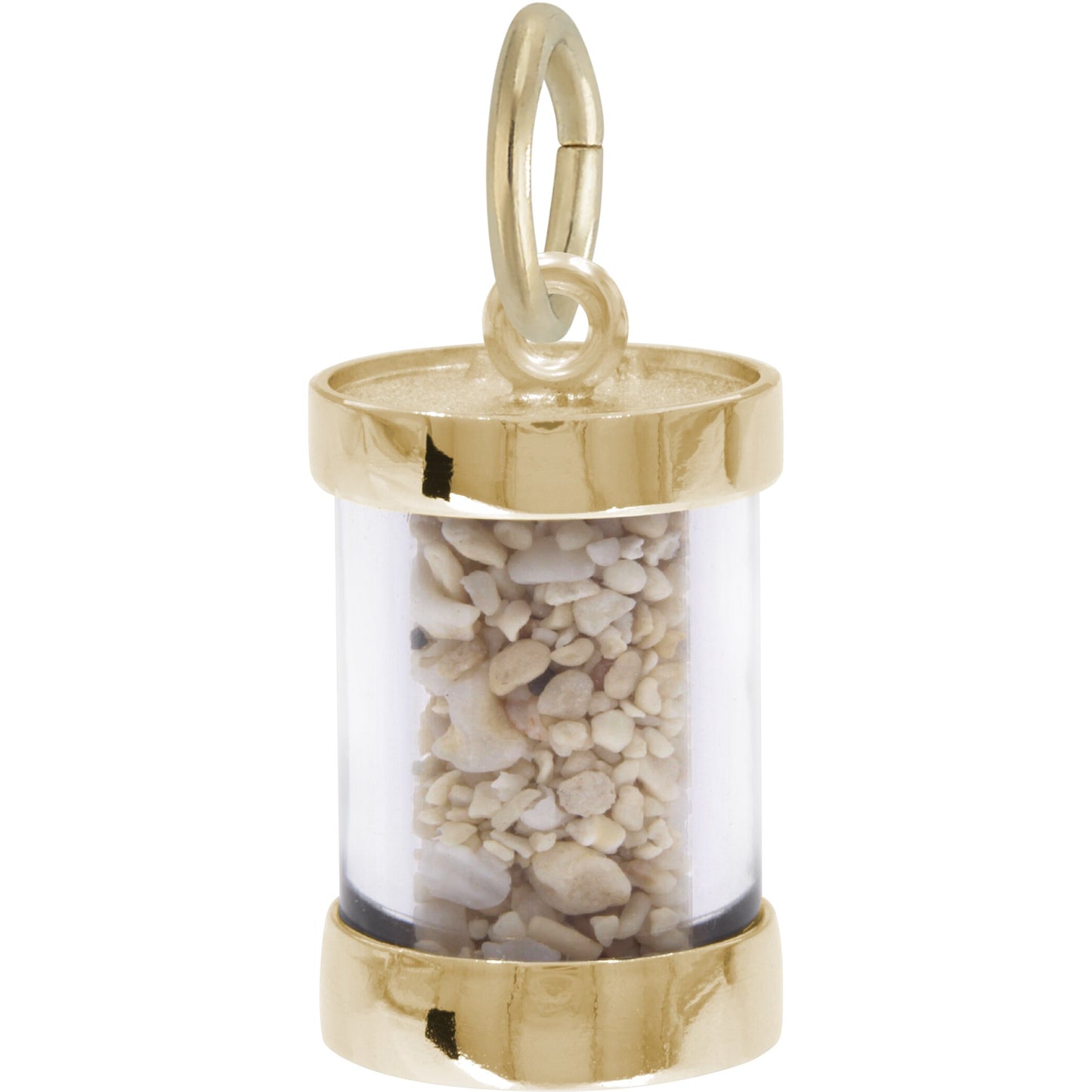 Nassau Sand Capsule Charm - Metal - Sterling Silver