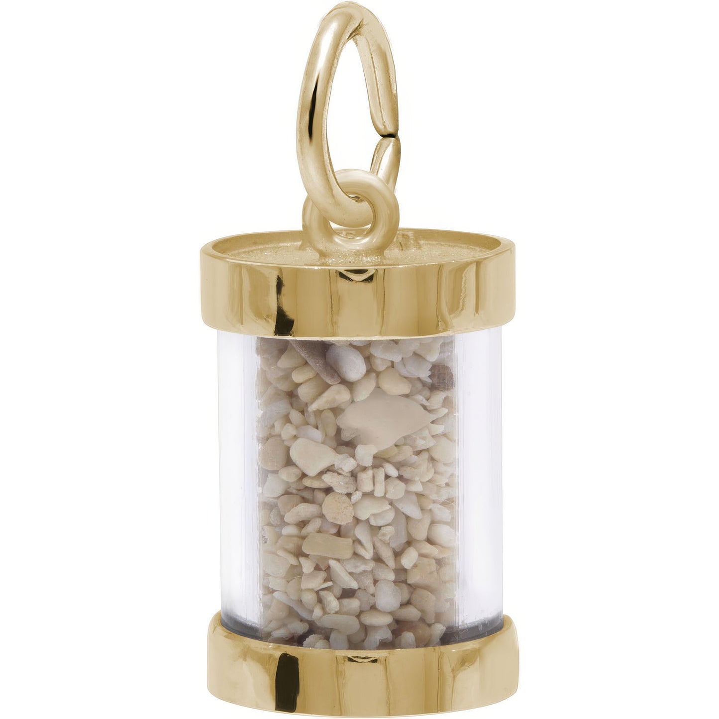 Bahamas Sand Capsule Charm - Metal - Sterling Silver