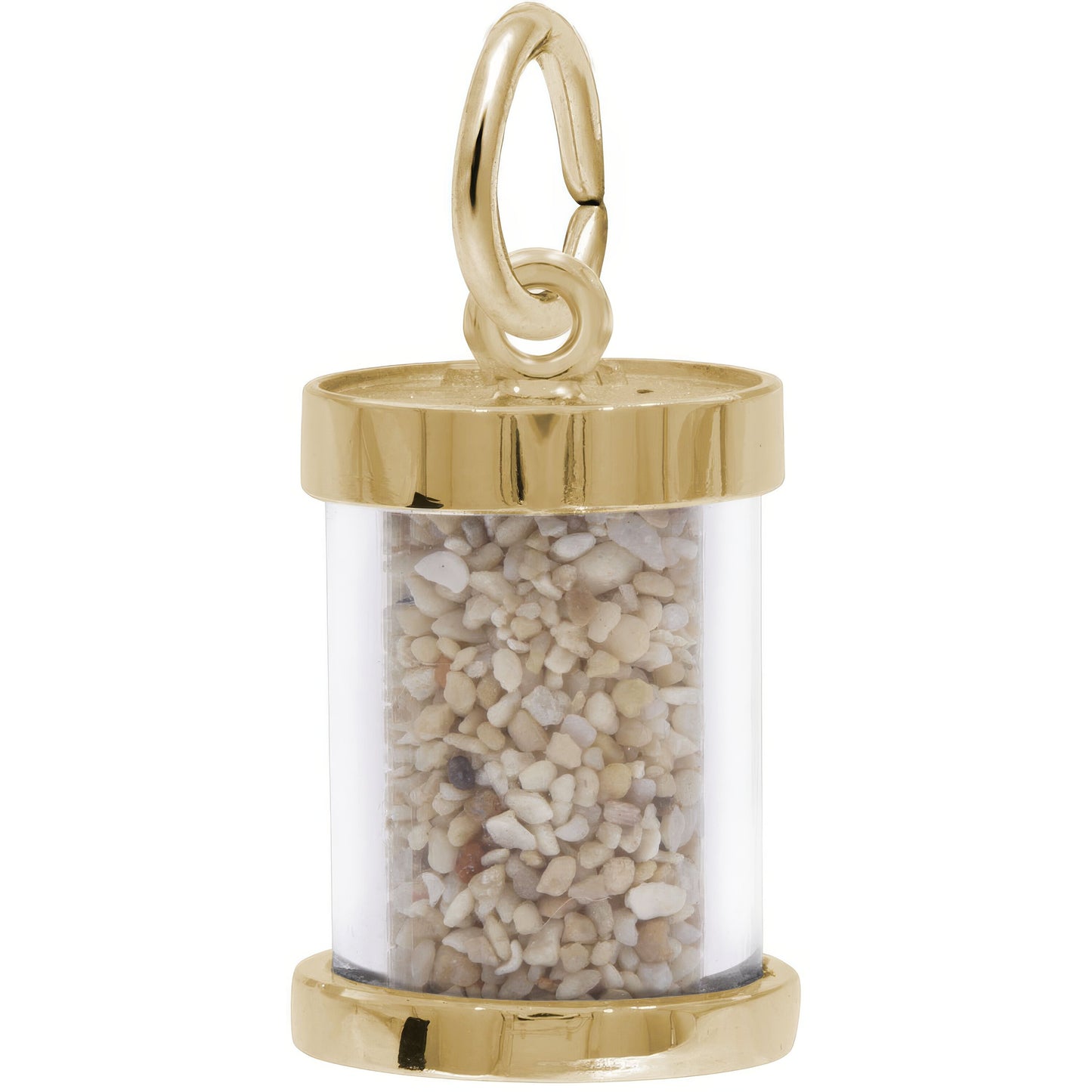 Freeport Sand Capsule Charm - Metal - Sterling Silver