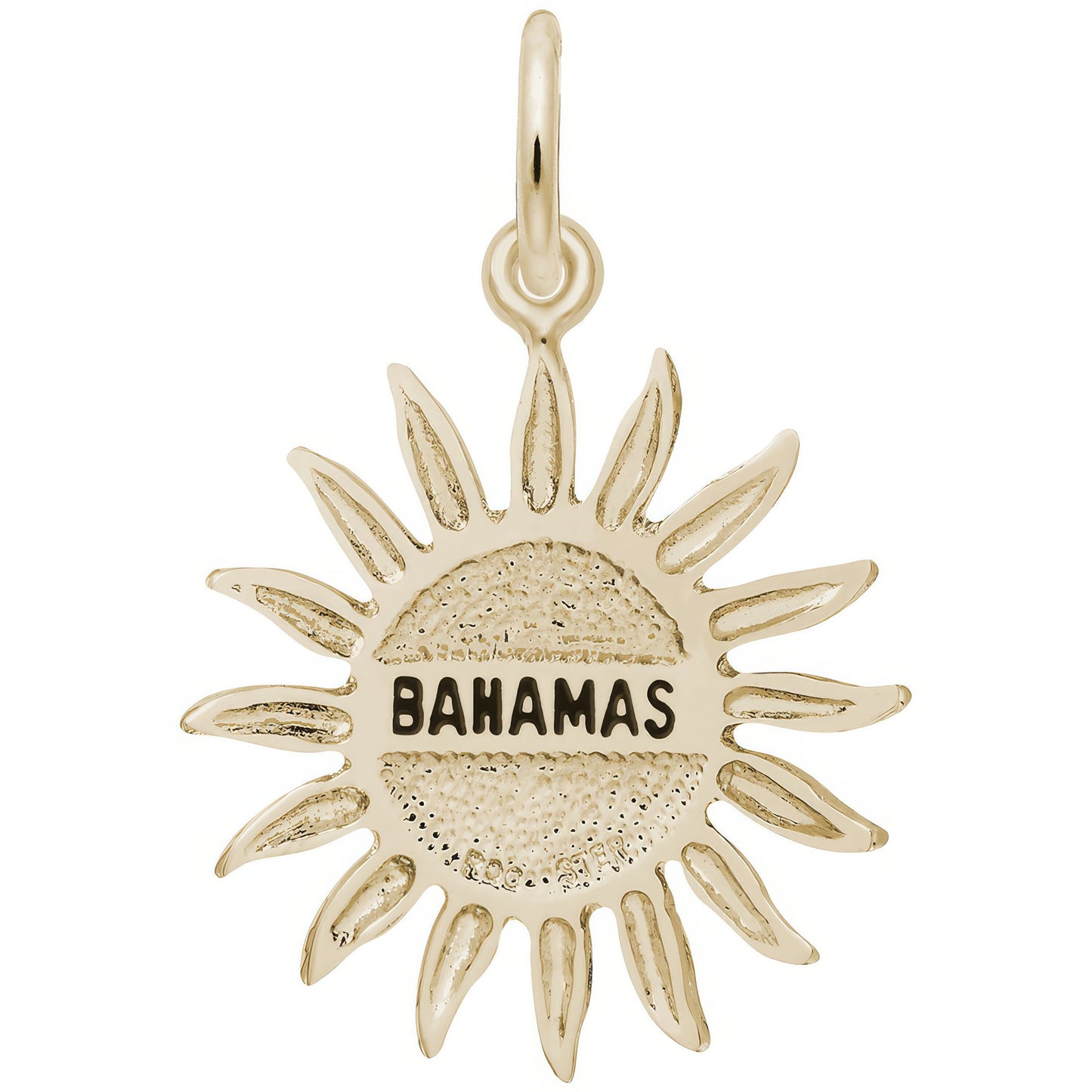 Bahamas Sun Large Charm - Metal - Sterling Silver