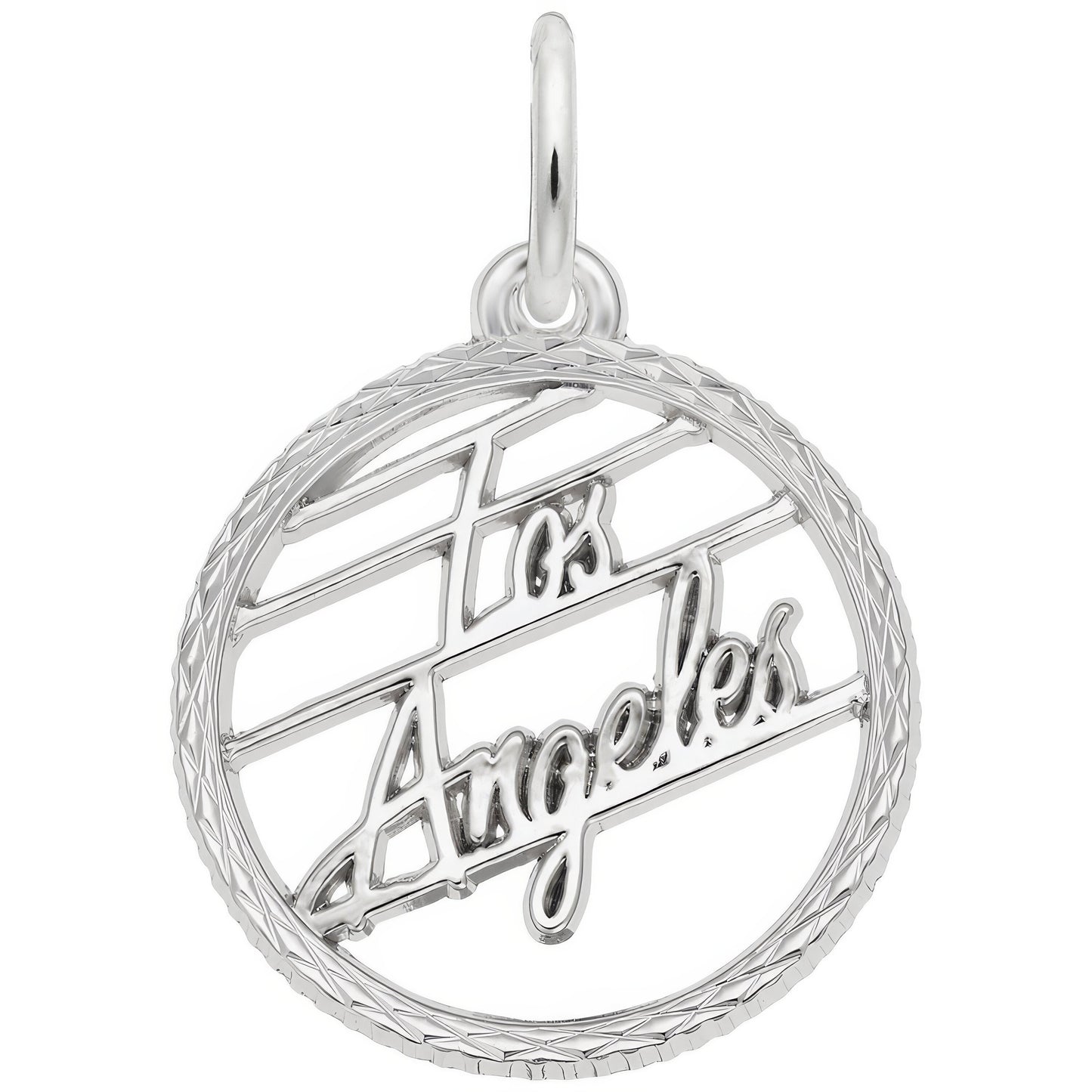 Los Angeles Charm - Metal - Sterling Silver