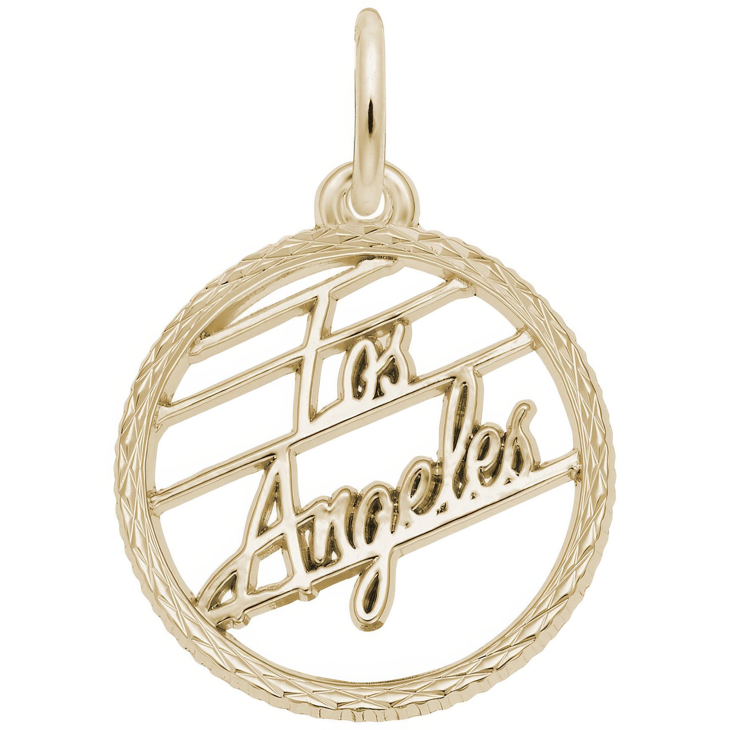 Los Angeles Charm - Metal - Sterling Silver