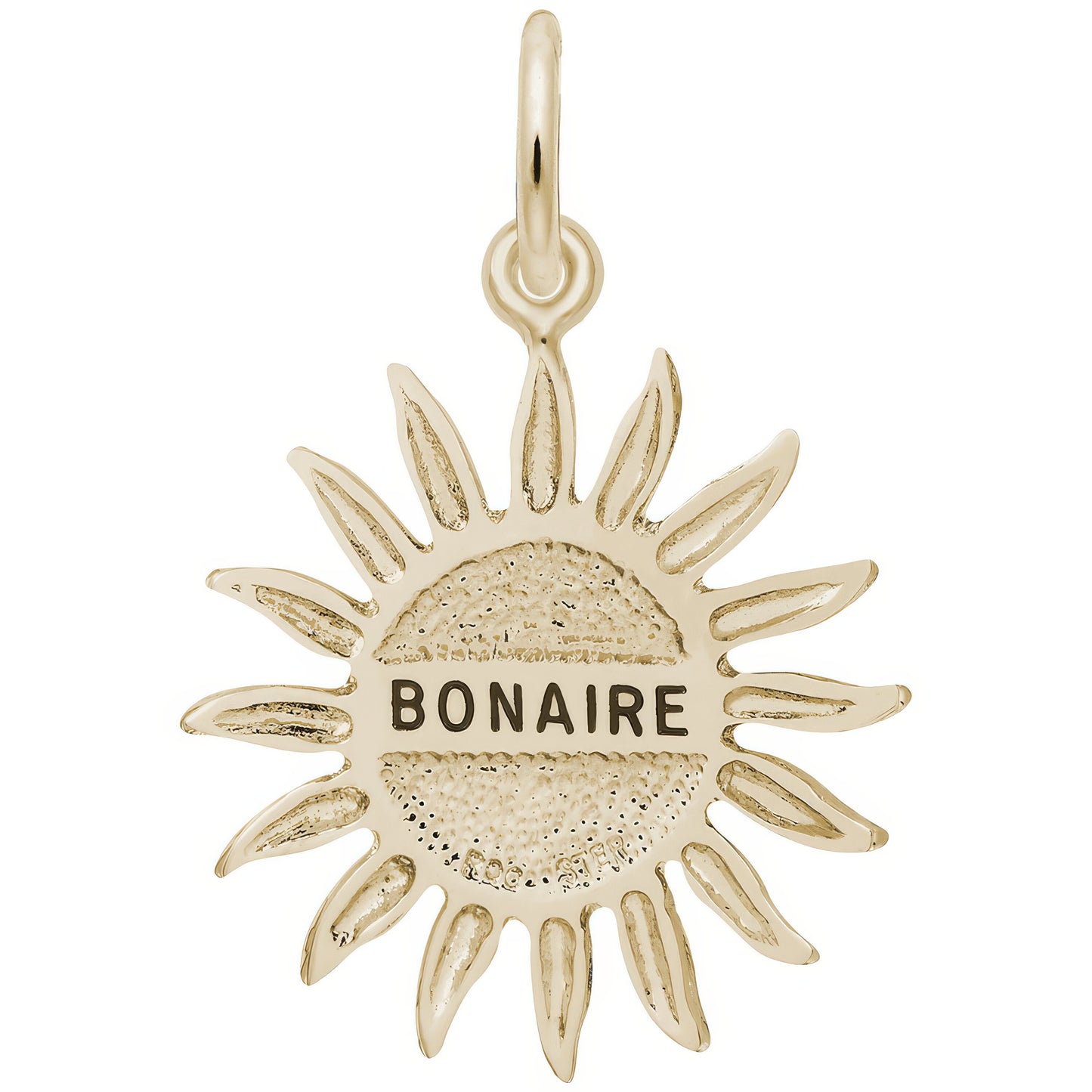 Bonaire Sun Large Charm - Metal - Sterling Silver